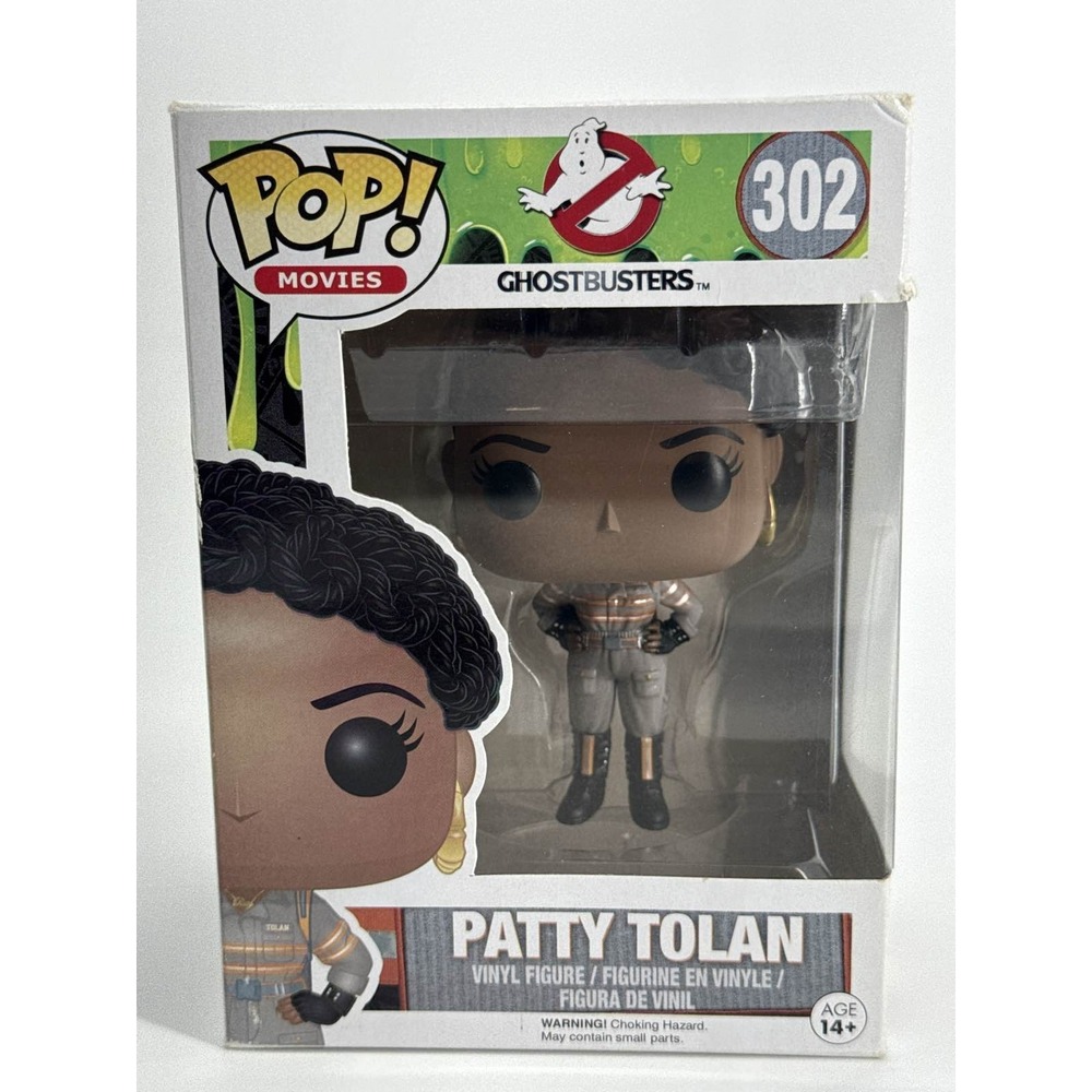 Funko Pop Patty Tolan 302 Ghostbusters 2016 Vinyl Figure Displayed Pre-Owned